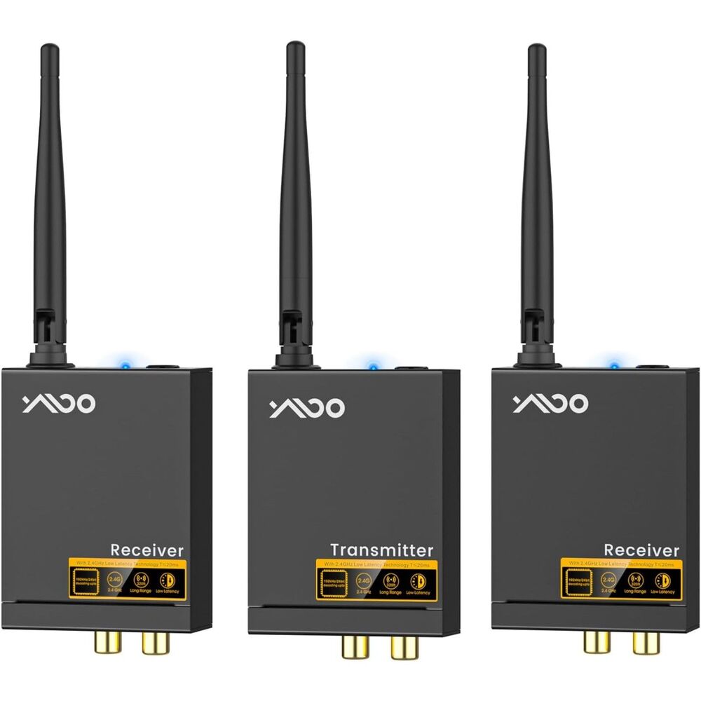 YMOO 3 in 1 2.4Ghz Wireless Audio Transmitter and Receiver